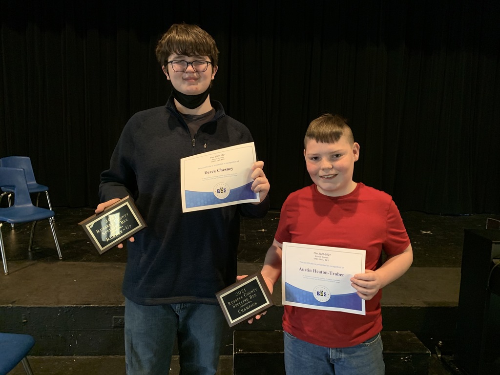 RMS Spelling Bee Winners