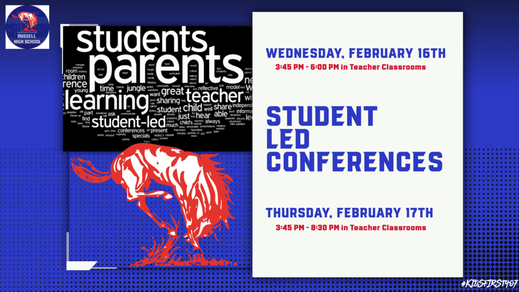 Student Led Conferences Spring 22 Graphic